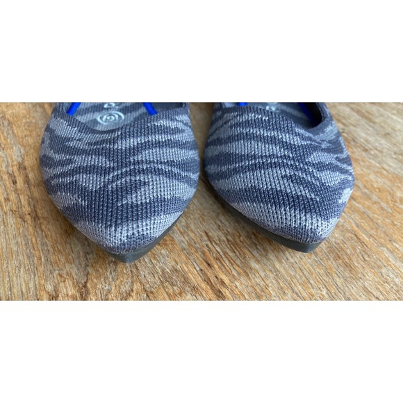 Rothy's gray zebra pointed flats points size 7.5 - Picture 9 of 9